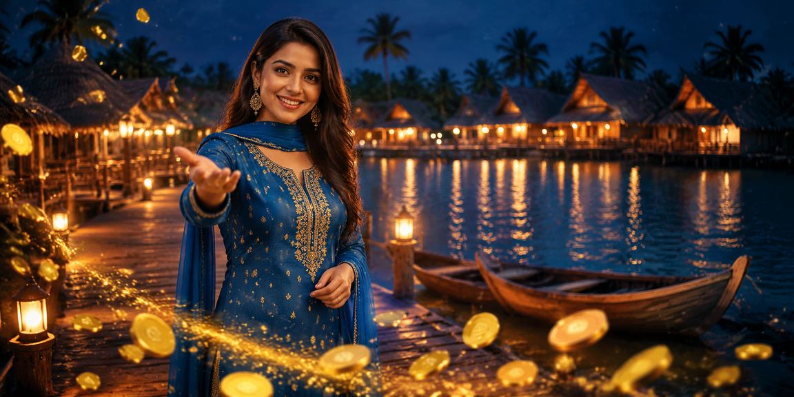 সেন্ট মার্টিনে ঐতিহ্যবাহী পোশাকে ক্যাসিনো গেম উপভোগের দৃশ্য